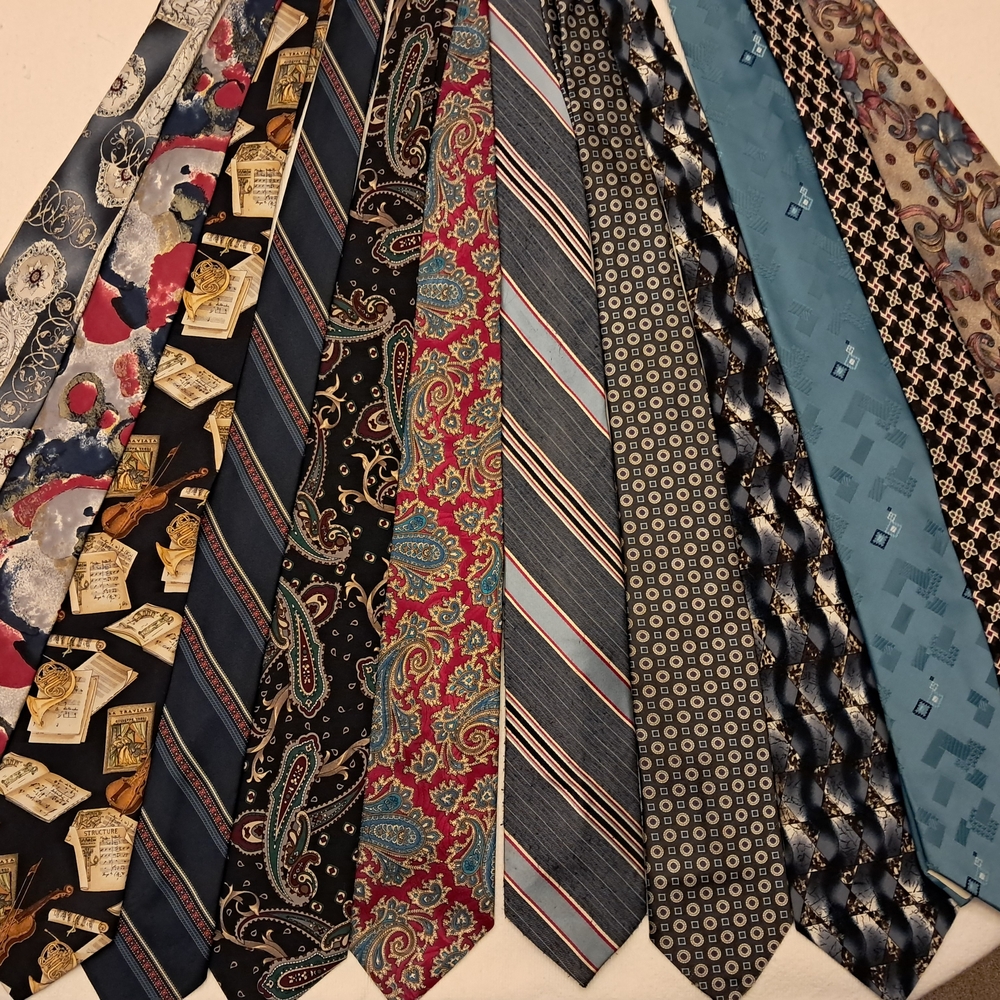 Vintage Styles Men's Tie 12pc Set - Assorted Patterns